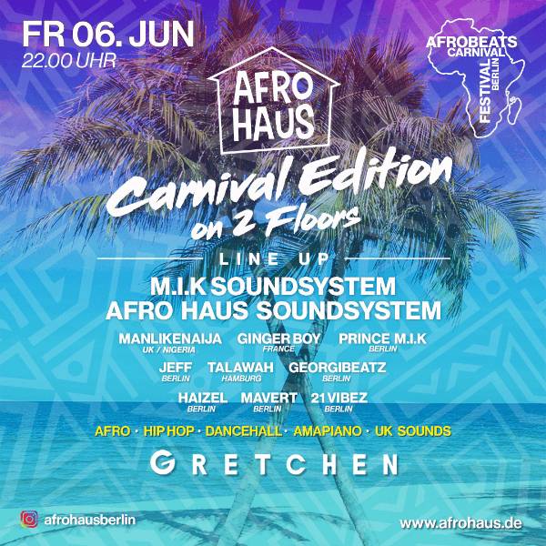 AFRO HAUS CARNIVAL EDITON