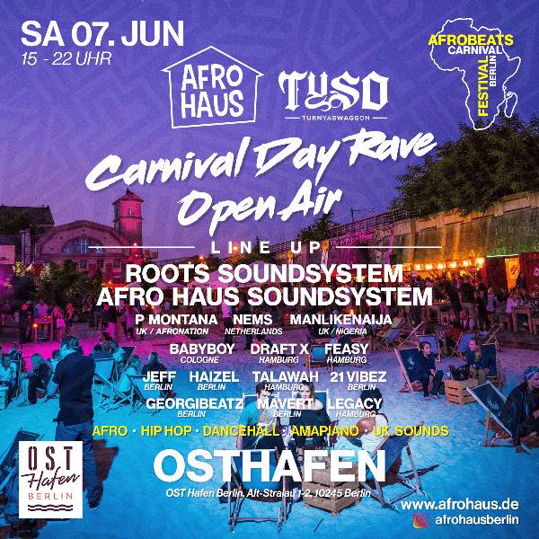 🌴 AFRO HAUS Carnival Day Rave 🌴