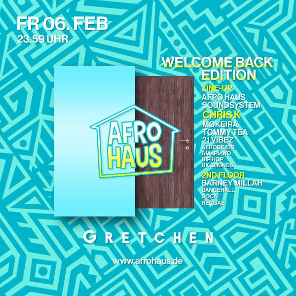 AFRO HAUS - WELCOME BACK EDITION