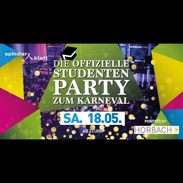 Die offizielle Studentenparty zum Karneval