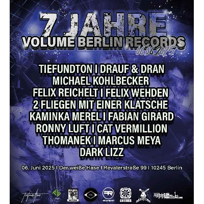 7 Jahre Volume Berlin Records