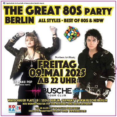 Great 80s und NDW Party