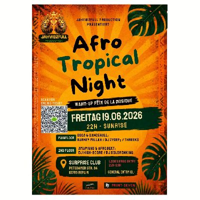 Afro Tropical Night - Warm Up Fête de la Musique - Jahvibzfull-Production