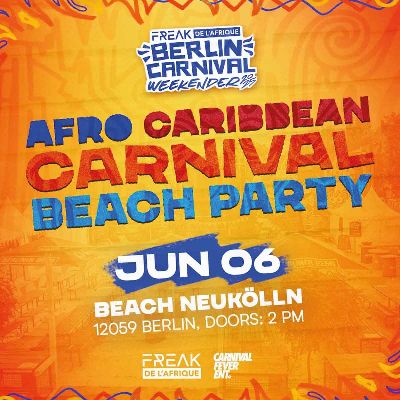Afro Caribbean Carnival Beach Party