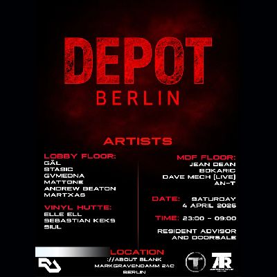 amsterdam techno records and depot berlin