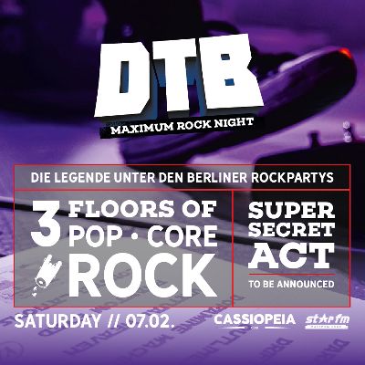 DTB Maximum Rock Night // Rock/Pop/Core