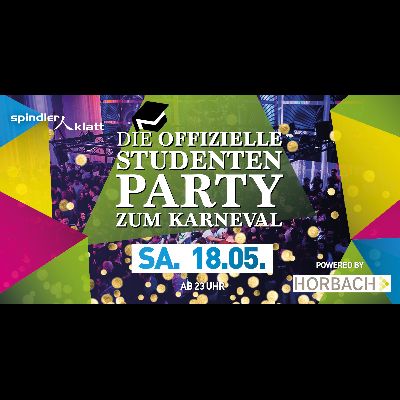 Die offizielle Studentenparty zum Karneval